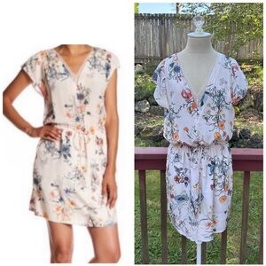 Rebecca Taylor Meadow pink silk floral dress